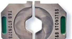 Blackburn 6TON37SS - Stainless Steel Hex Die for 6-Ton TBM6PCR-LI (6TON37SS)