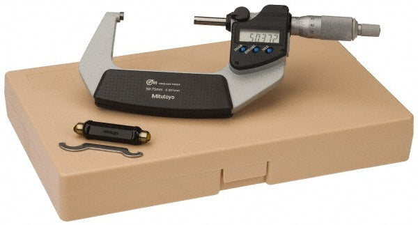 Mitutoyo 293-232-32 Mitutoyo Electronic Outside Micrometer: 50.00 to 75.00 mm, Solid (293-232-32)