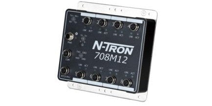Red Lion Ethernet Switches 708M12 - IP67 Managed switch, 8-port, M12 copper (708M12)