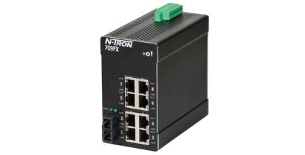 Red Lion Ethernet Switches 709FX-SC - Managed switch, 9-port (8 copper, 1 SC MM (2km)) (709FX-SC)