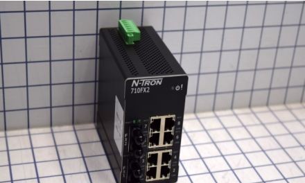 Red Lion Ethernet Switches 710FX2-ST - Managed switch, 10-port (8 copper, 2 ST MM (710FX2-ST)