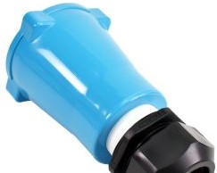 Meltric Plugs & Receptacles 714P0FP1 - Poly Handle w/Cord Grip, 1-1/2in.NPT (714P0FP1)