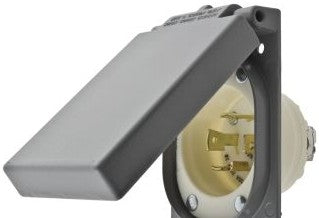 Bryant Electric Plugs & Receptacles 71530MBWP - Locking Devices, Industrial, Flanged Inlet, 30A (71530MBWP)