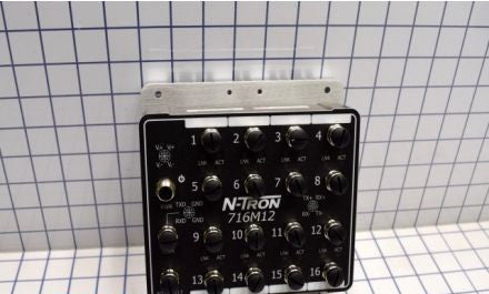 Red Lion Ethernet Switches 716M12 - IP67 Managed switch, 16-port M12 copper (716M12)