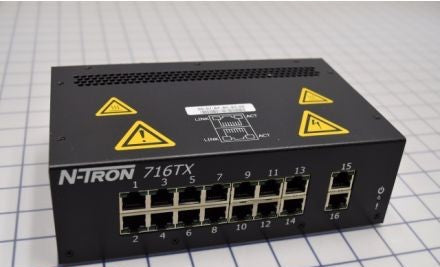 Red Lion Ethernet Switches 716TX - Managed switch, 16 port 10/100BaseTX copper (716TX)