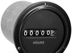 Trumeter Panel Meters & Gauges 720-0011 - 115 VAC,60Hz,99999.9 HRS. MAX, NON-RESET,6in (720-0011)