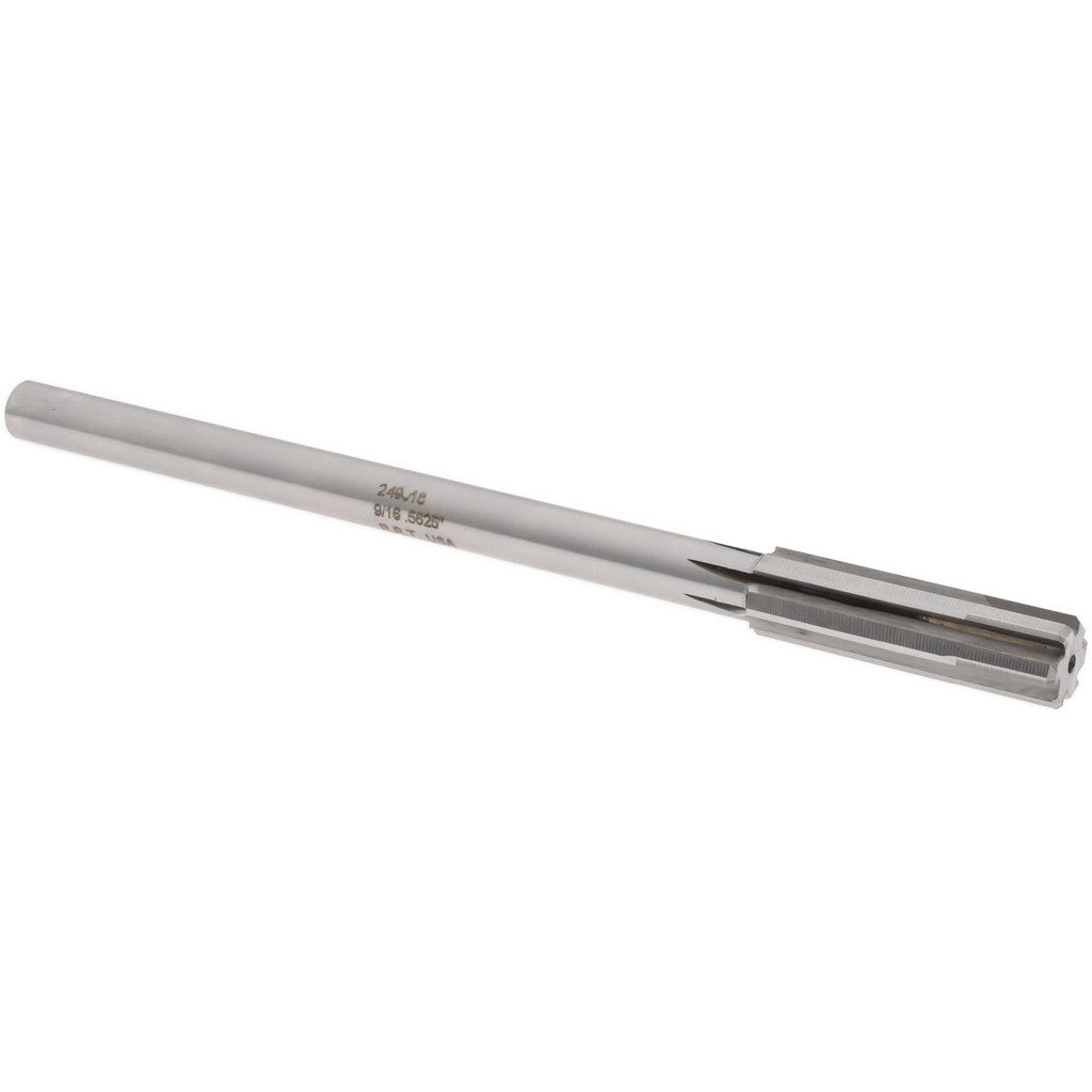 Value Collection 240018 Value Collection Chucking Reamer: 9/16" Dia, 8" OAL, 2" Flute Length (240018)