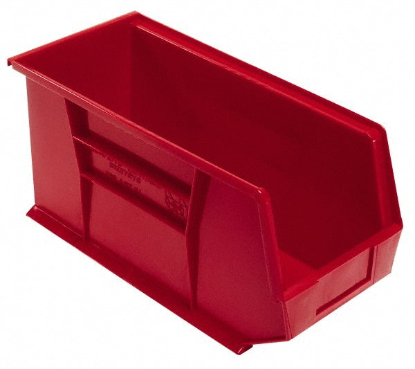 Quantum Storage QUS265RDCS Quantum Storage Polypropylene Hopper Stacking Bin - Pack of 6 (QUS265RDCS)
