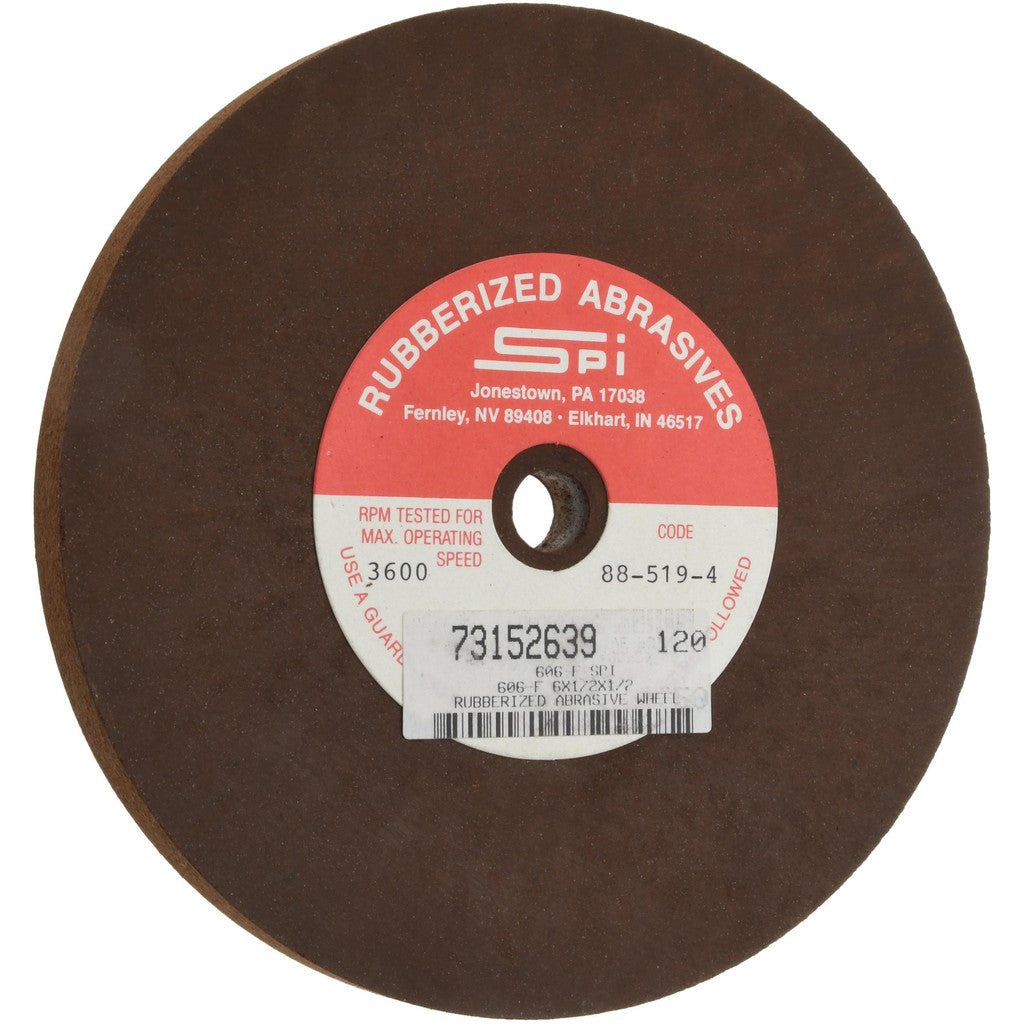 Value Collection 606-F Value Collection Surface Grinding Wheel: 6" Dia, 1/2" Thick, 1/2" Arbor (606-F)