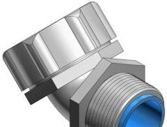 Thomas & Betts Fittings 7345 - 1 Inch 45 Degree Steel Insulated Liquidtight (7345)