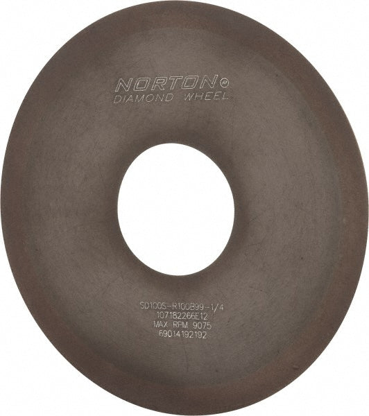 Norton 69014192192 Norton Surface Grinding Wheel: 4" Dia, 1/32" Thick, 1-1/4" Arbor (69014192192)