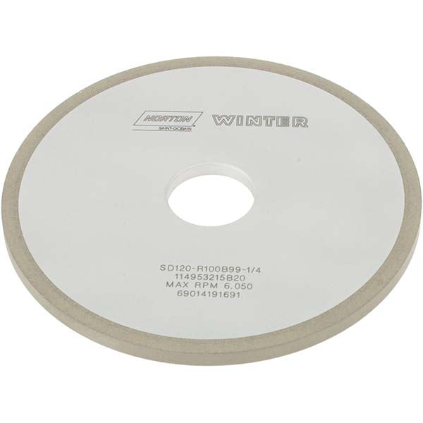 Norton 69014191691 Norton Surface Grinding Wheel: 6" Dia, 1/4" Thick, 1-1/4" Arbor (69014191691)