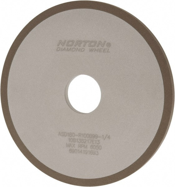 Norton 69014191693 Norton Surface Grinding Wheel: 6" Dia, 1/4" Thick, 1-1/4" Arbor (69014191693)