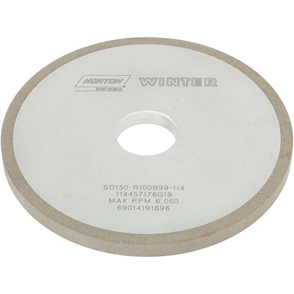 Norton 69014191696 Norton Surface Grinding Wheel: 6" Dia, 3/8" Thick, 1-1/4" Arbor (69014191696)