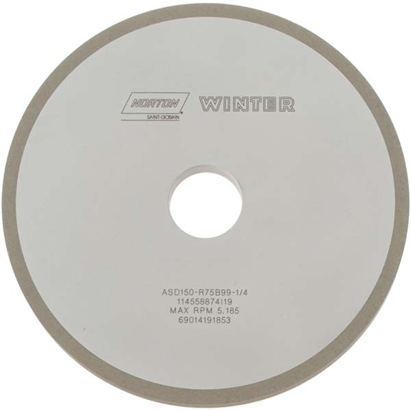 Norton 69014191853 Norton Surface Grinding Wheel: 7" Dia, 1/2" Thick, 1-1/4" Arbor (69014191853)