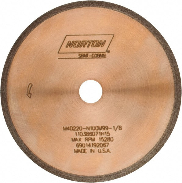 Norton 69014192067 Norton Cut-Off Wheel: Type 1A1R, 4 Dia, 0.0200" Thick, 1/2" Hole (69014192067)