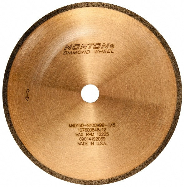 Norton 69014192069 Norton Cut-Off Wheel: Type 1A1R, 5 Dia, 0.0150" Thick, 1/2" Hole (69014192069)