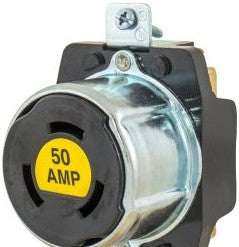 Bryant Electric Plugs & Receptacles 7379 - Locking Devices, Industrial, Receptacle, 50A 250V (7379)