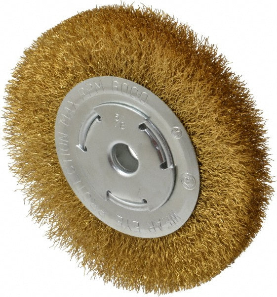 Value Collection 0315010330 Value Collection Wheel Brush: 6" Wheel Dia, 1" Face Width, 0.0120" (0315010330)