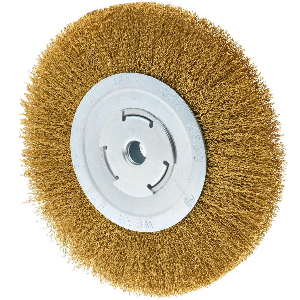 Value Collection 0320012335 Value Collection Wheel Brush: 8" Wheel Dia, 1" Face Width, 0.0140" (0320012335)