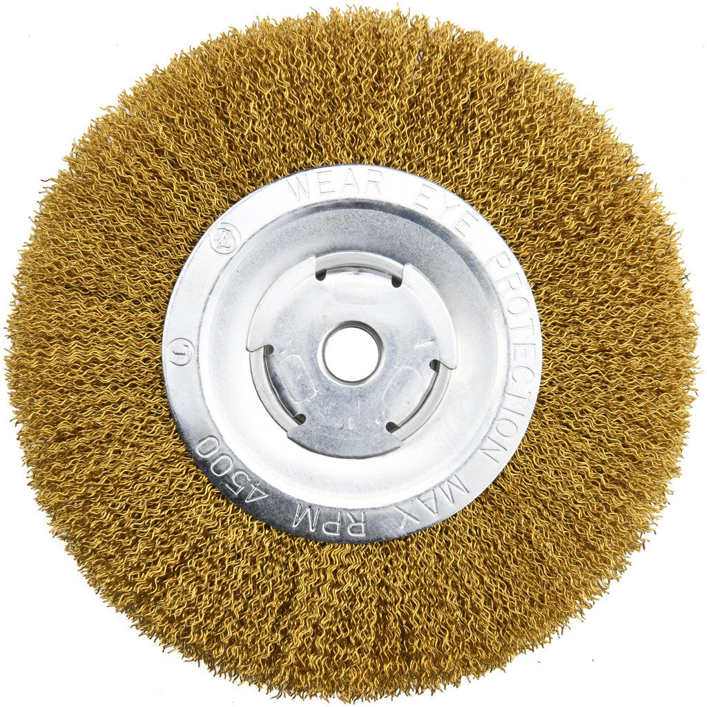 Value Collection 0320012350 Value Collection Wheel Brush: 8" Wheel Dia, 1/2" Face Width (0320012350)