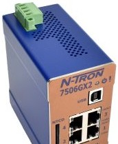 Red Lion Ethernet Switches 7506GX2 - Managed switch, 6-port (4 10/100/1000BaseTX, and (7506GX2)