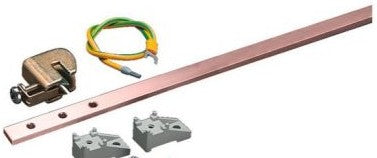 Rittal Enclosures 7541000 - ZERO POTENTIAL GROUND RAIL PK/1 (7541000)
