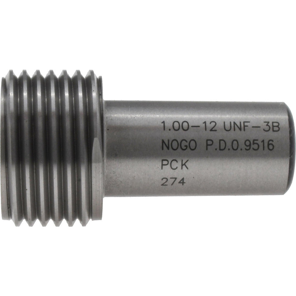 SPI 34-336-8 SPI Thread Plug Gage: 1-12, Class 3B, Single End, Go/No Go (34-336-8)
