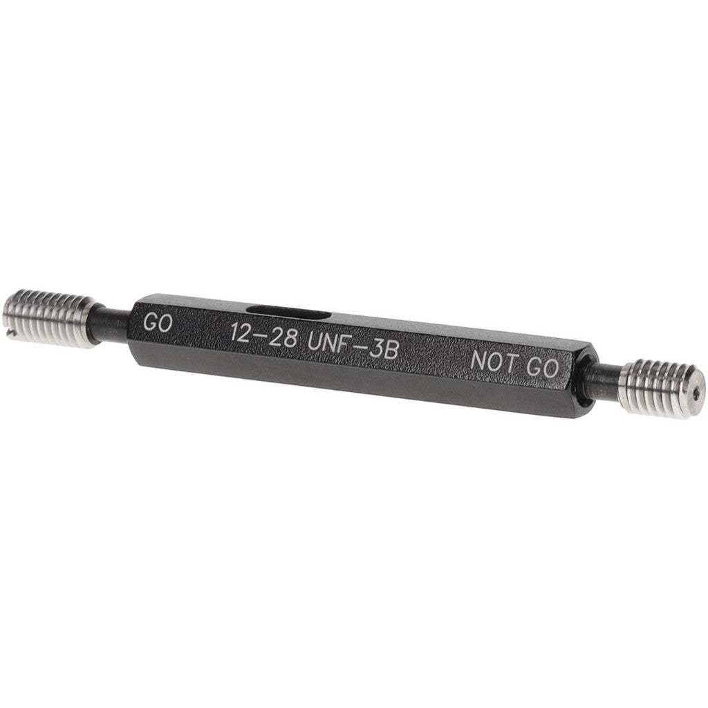SPI 34-374-9 SPI Thread Plug Gage: #12-28, Class 3B, Double End, Go/No Go (34-374-9)