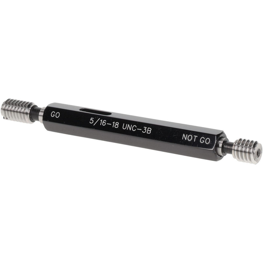 SPI 34-382-2 SPI Thread Plug Gage: 5/16-18, Class 3B, Double End, Go/No Go (34-382-2)