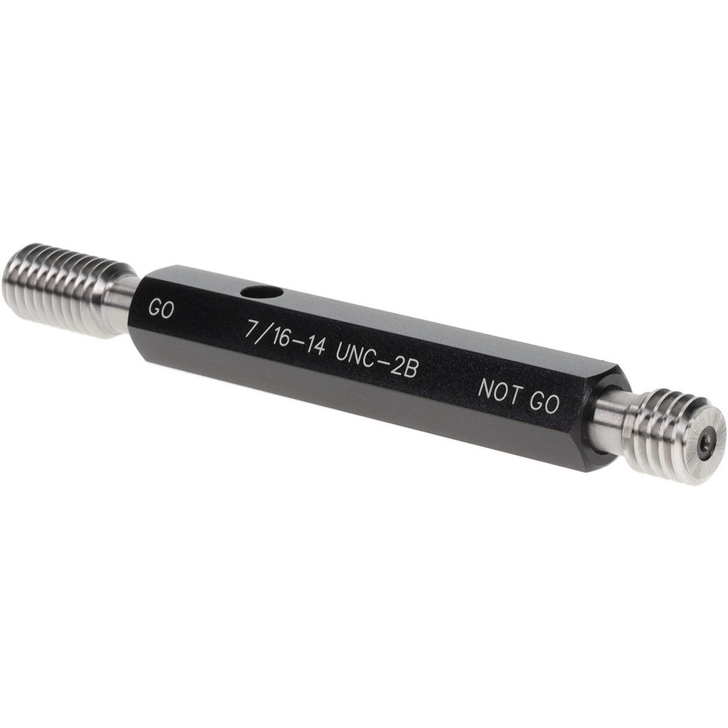SPI 34-393-9 SPI Thread Plug Gage: 7/16-14, Class 2B, Double End, Go/No Go (34-393-9)