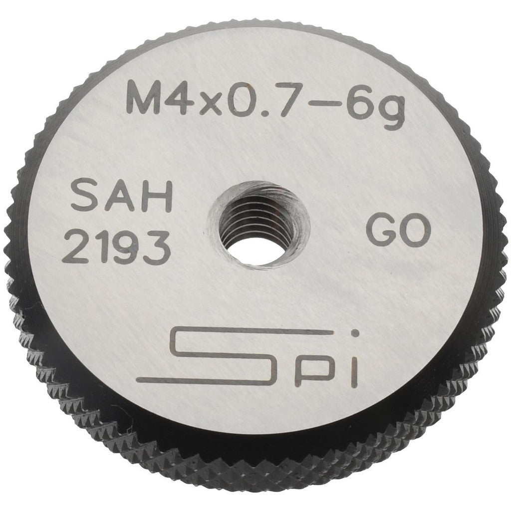 SPI 34-469-7 SPI Thread Ring Gage: M4x0.7 Thread, Metric, 6G Class of Fit, Go (34-469-7)