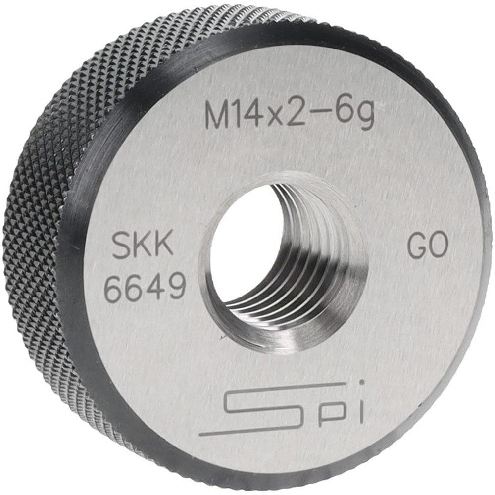 SPI 34-493-7 SPI Thread Ring Gage: M14x2 Thread, Metric, 6G Class of Fit, Go (34-493-7)