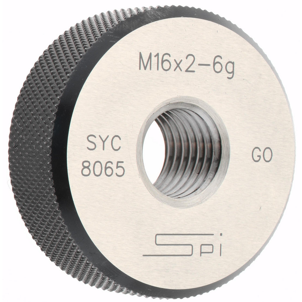 SPI 34-497-8 SPI Thread Ring Gage: M16x2 Thread, Metric, 6G Class of Fit, Go (34-497-8)