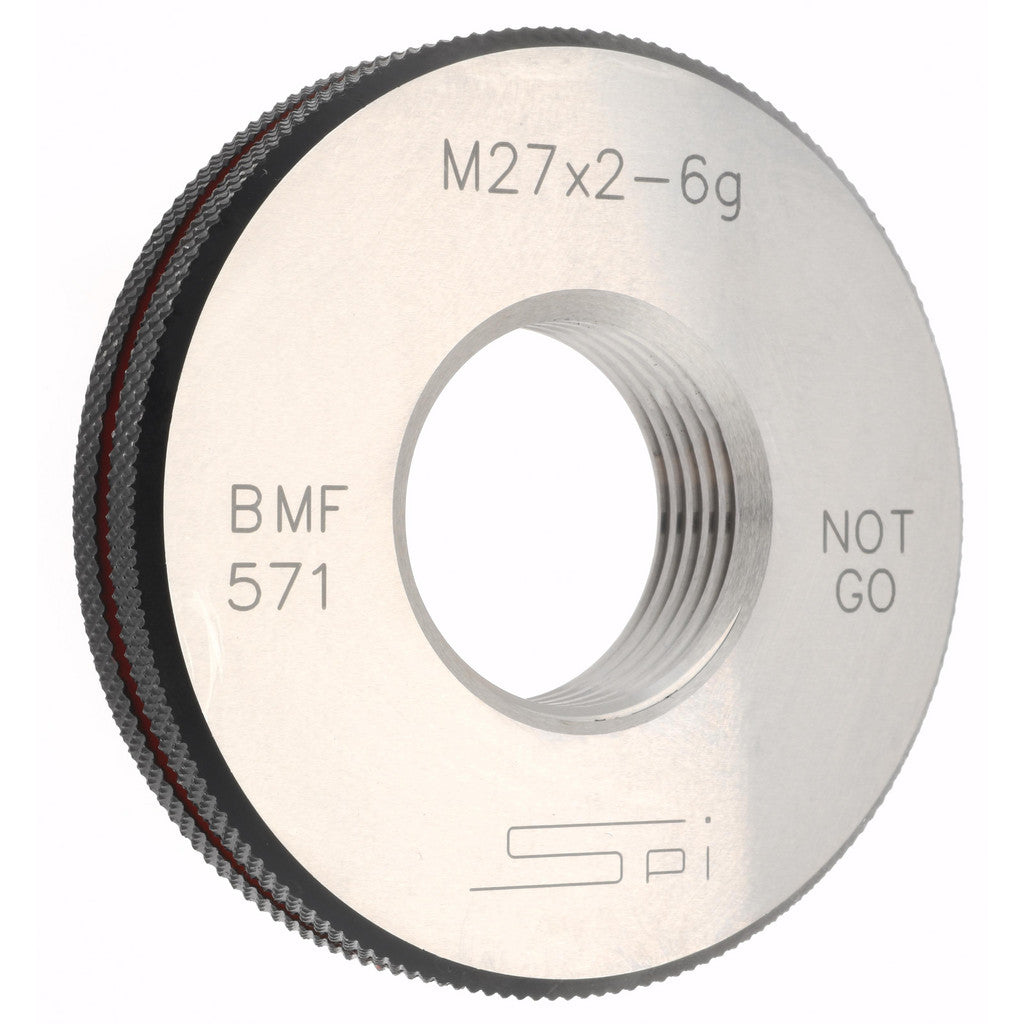 SPI 34-514-0 SPI Thread Ring Gage: M27x2 Thread, Metric, 6G Class of Fit, No Go (34-514-0)