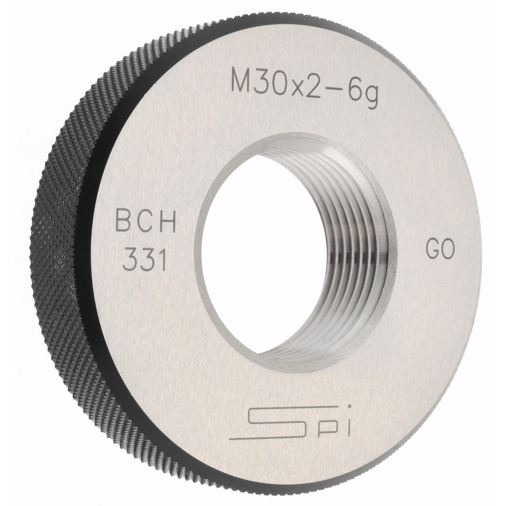 SPI 34-517-3 SPI Thread Ring Gage: M30x2 Thread, Metric, 6G Class of Fit, Go (34-517-3)