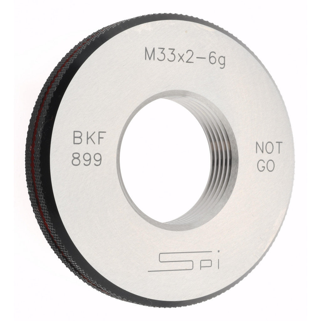 SPI 34-522-3 SPI Thread Ring Gage: M33x2 Thread, Metric, 6G Class of Fit, No Go (34-522-3)