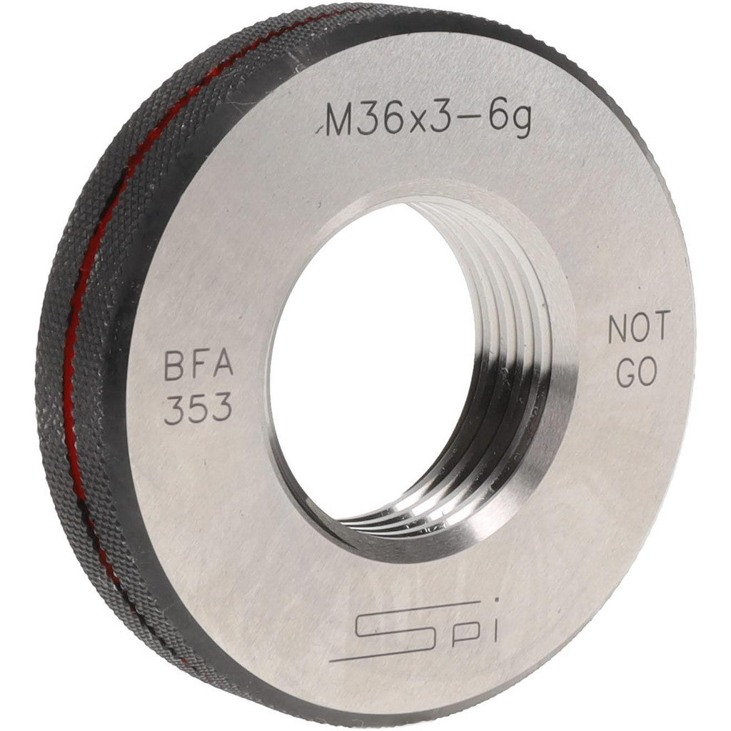SPI 34-526-4 SPI Thread Ring Gage: M36x3 Thread, Metric, 6G Class of Fit, No Go (34-526-4)