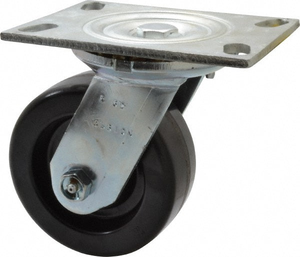Albion 62TM05201S Albion Swivel Top Plate Caster: Phenolic, 1,000 lb, 5" Dia, 2" (62TM05201S)