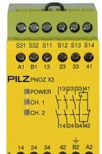 Pilz Safety Relays 774314 - E-STOP UNIT & SAFETY GATE MONITOR 110VAC (774314)