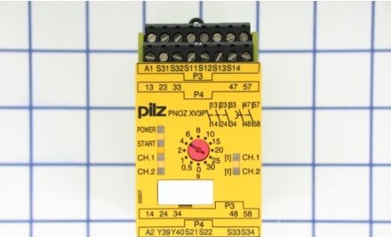 Pilz Safety Relays 777510 - Safety Relay, PNOZ XV3P, 30 Second Selectable (777510)