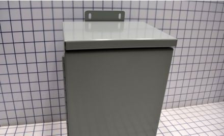 Cooper Enclosures 1086RHC - Enclosure, 10in.Hx8in.Wx6in.D, N3R, ANSI61 Gray (78205122332)