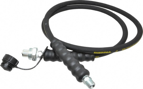 Enerpac HC9206Q Enerpac Hydraulic Pump Hose: 1/4" ID, 6' OAL, Rubber, 10,000 Max psi (HC9206Q)