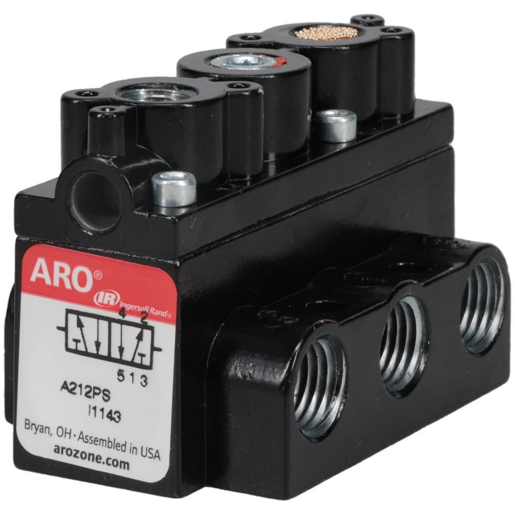 ARO/Ingersoll-Rand A212PS ARO/Ingersoll-Rand 1/4" Inlet x 1/4" Outlet, Pilot Actuator, Spring (A212PS)