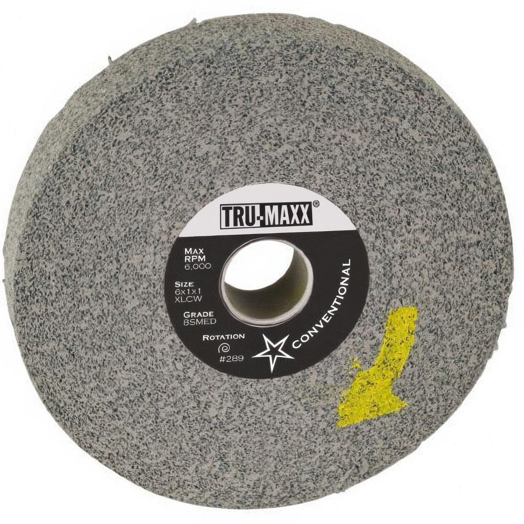 Tru-Maxx 66261114598 Tru-Maxx Deburring Wheel: 10" Dia, 2" Face Width, 5" Hole, 9 (66261114598)