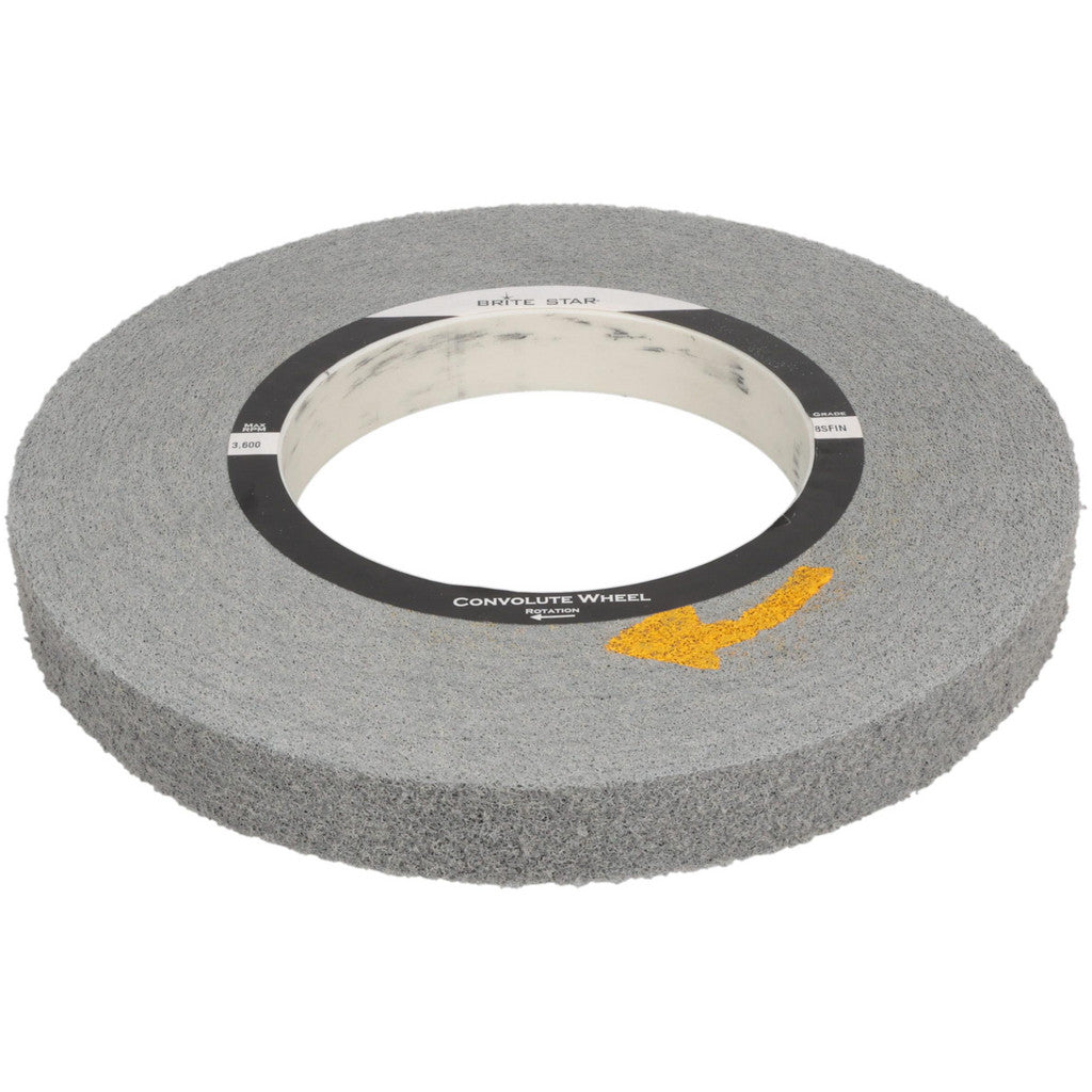Tru-Maxx 66261114567 Tru-Maxx Deburring Wheel: 10" Dia, 1" Face Width, 5" Hole, 8 (66261114567)