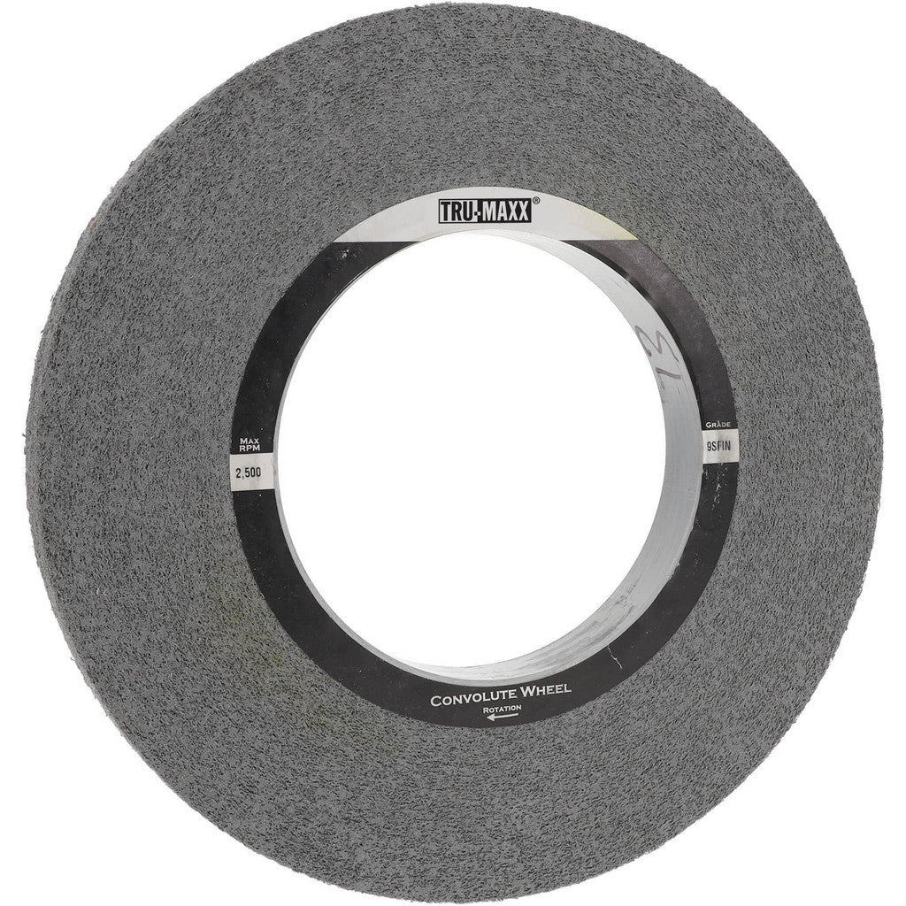 Tru-Maxx 66261114597 Tru-Maxx Deburring Wheel: 10" Dia, 1" Face Width, 5" Hole, 9 (66261114597)