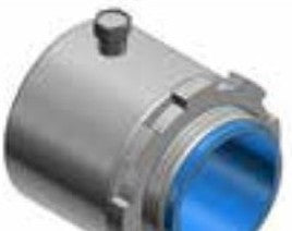 Thomas & Betts Fittings 8525-TB - 1-1/2 Inch Set Screw Connector, Steel with Nylon (8525-TB)
