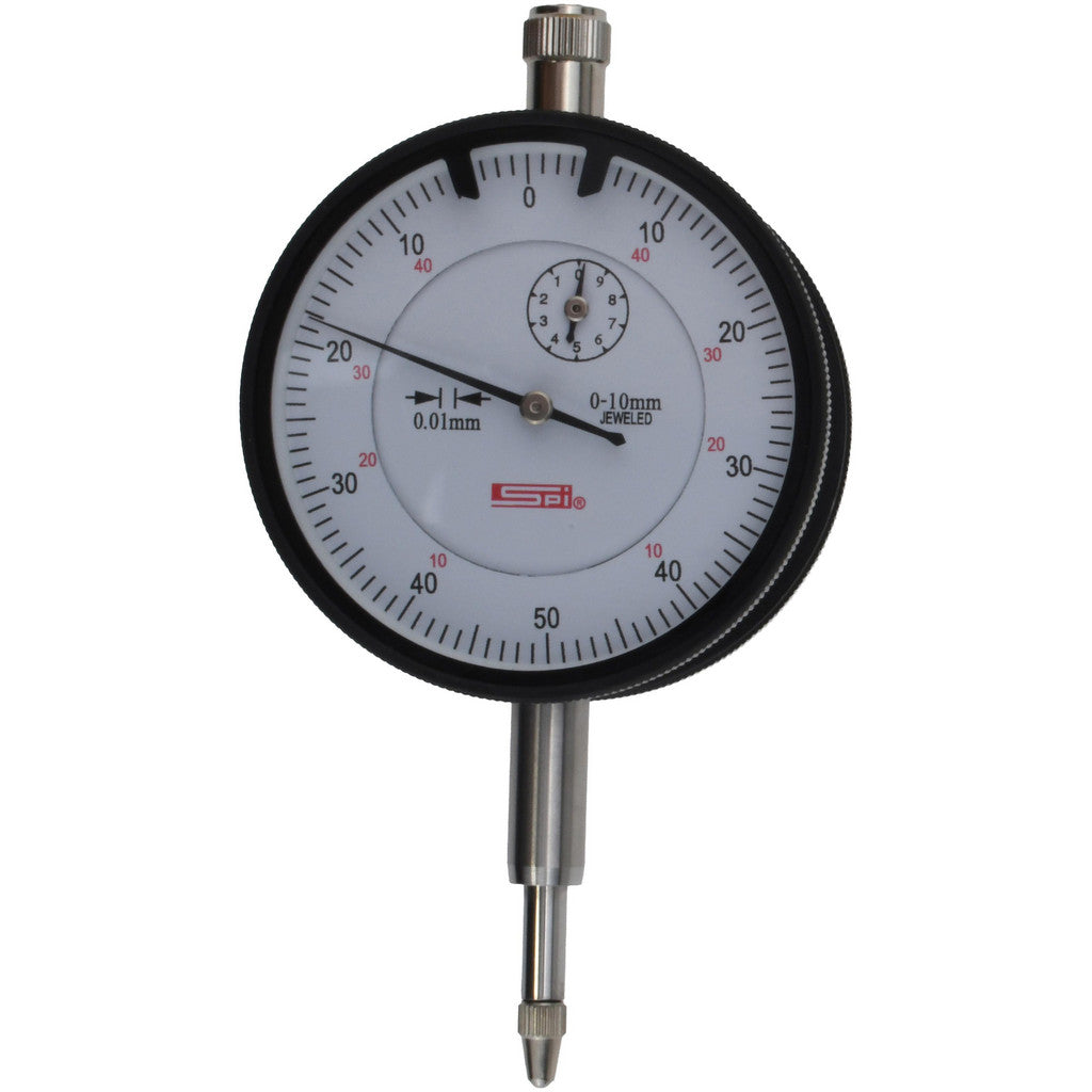 SPI CMS240619001 SPI Dial Drop Indicator: 0 mm to 10 mm Range, 0-100 & 0-50-0 Dial (CMS240619001)