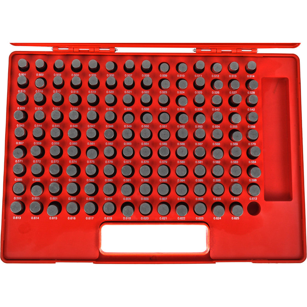 Value Collection 616-81316 Value Collection Class ZZ Plug Gage Set: 0.501 to 0.625" Range, 125 Pc (616-81316)